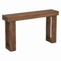 Holz-Konsolentisch Massivholz Walnuss Rechteckig 120x30x80 cm