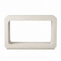 Concrete Console Table Rectangular Light Beige 120cm