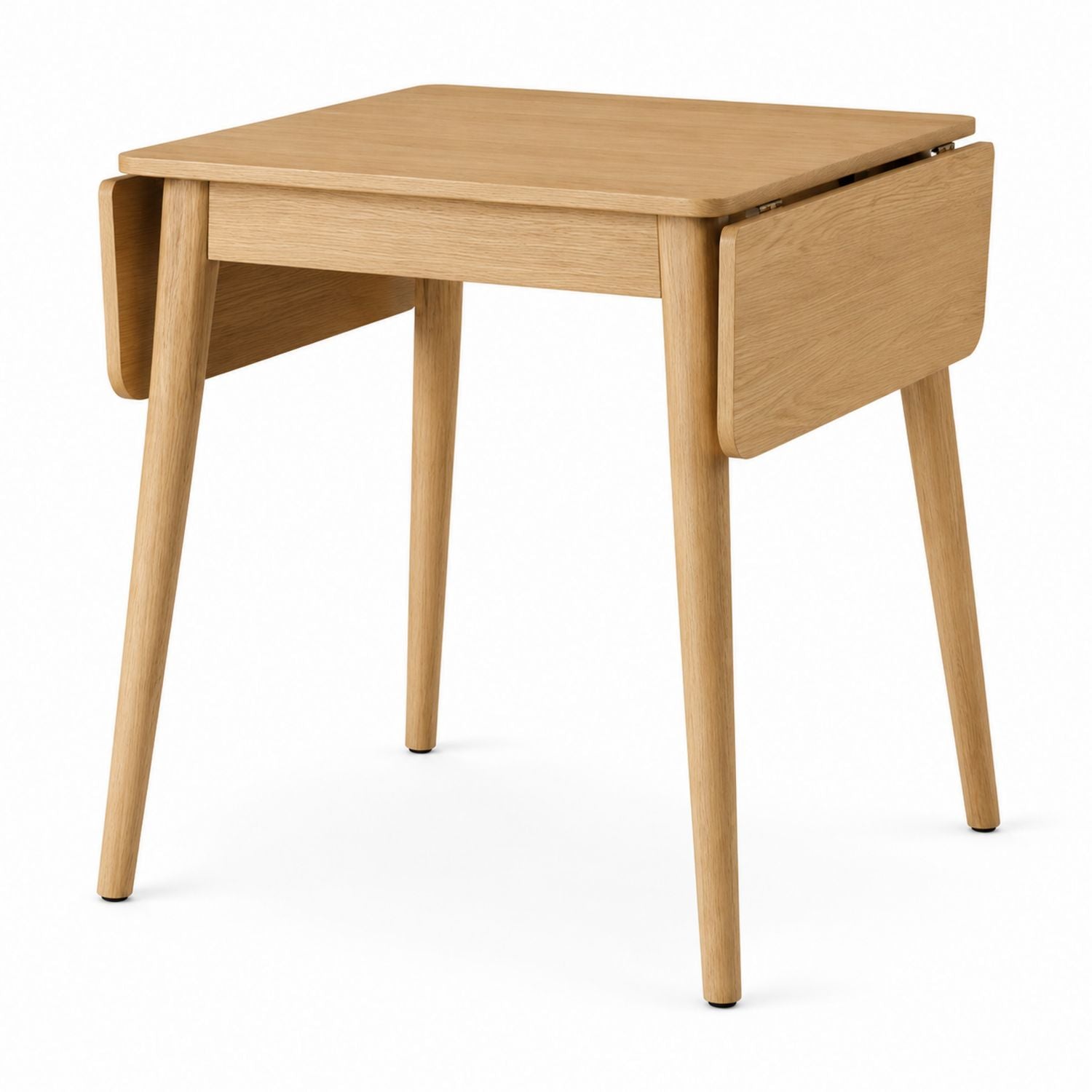 Oak Extendable Dining Table with Drop Leaf